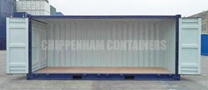 Side opening container